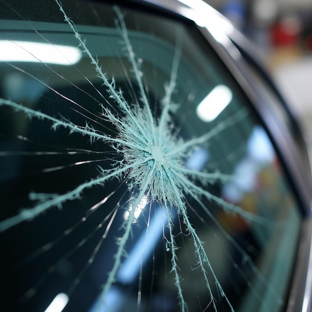 Car Window Crack in East Point