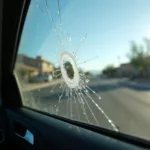 Car Window Crack in Mesa Arizona