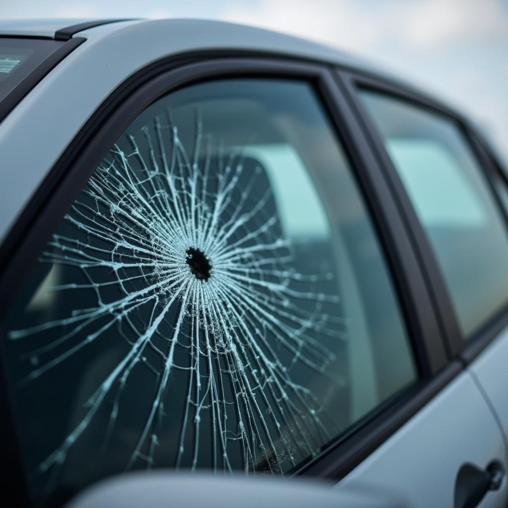 Car window crack repair