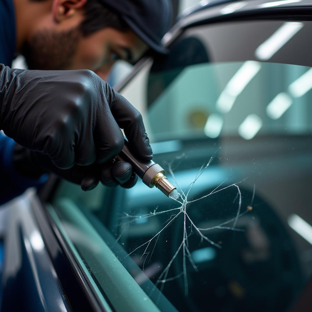 Car Window Crack Repair