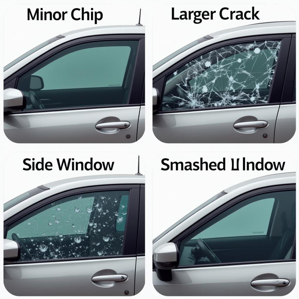 Types of Car Window Damage