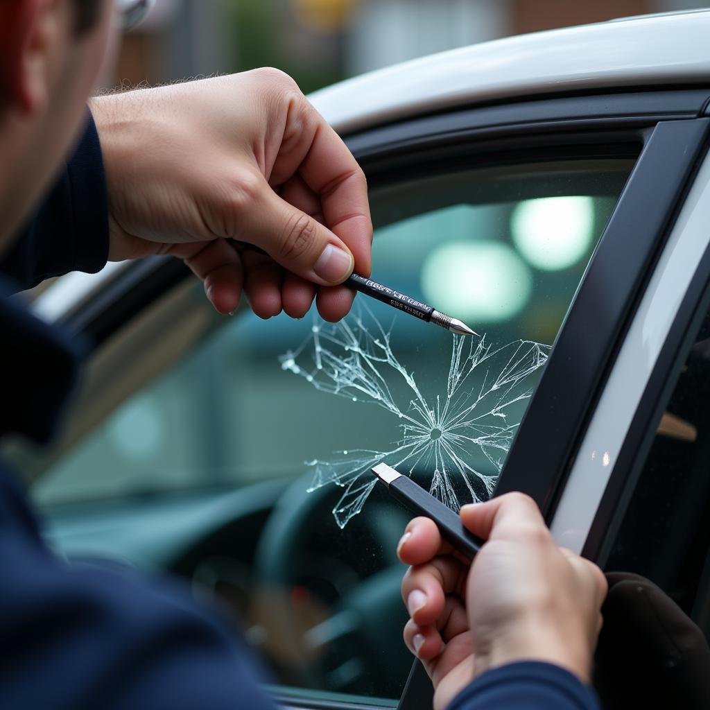 Assessing Car Window Damage for Repair