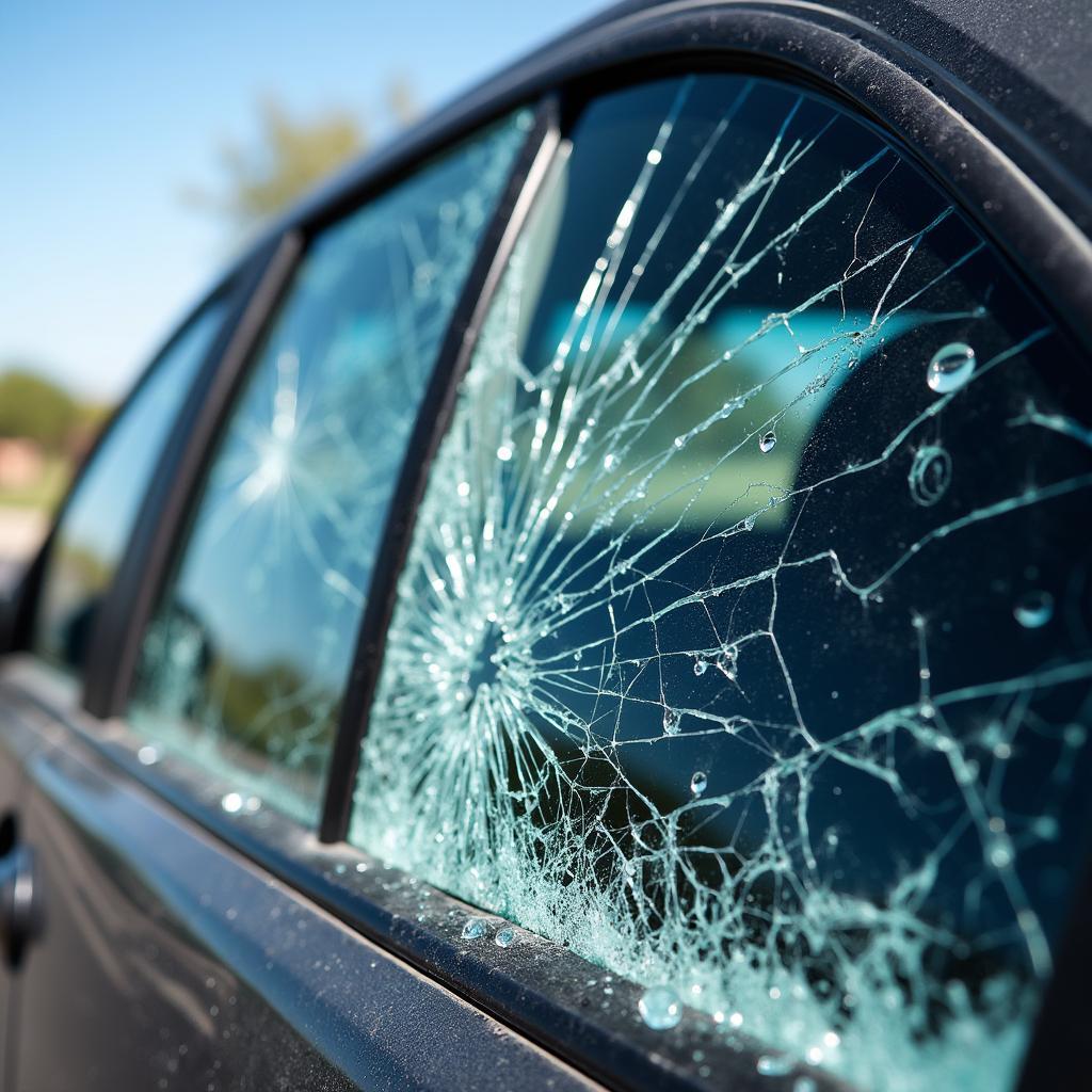 Car Window Damage in Laredo TX