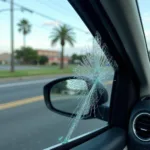 Car Window Damage in Porterville