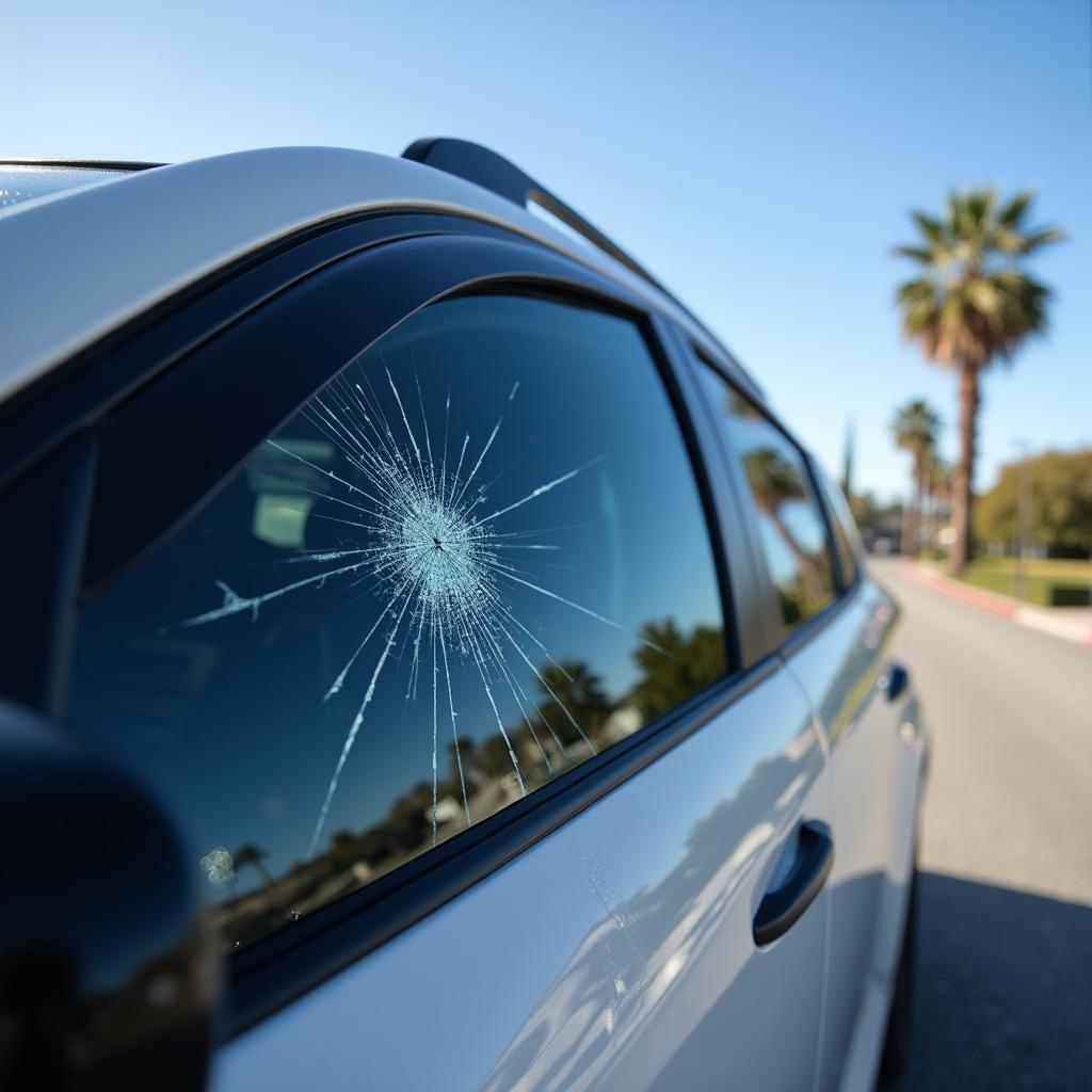 Car Window Damage in Santa Barbara