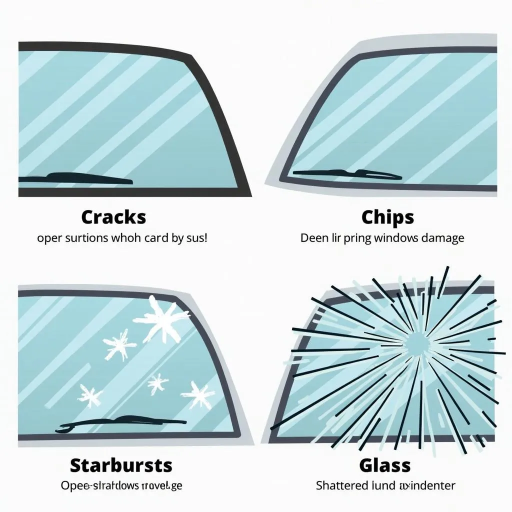 Types of Car Window Damage