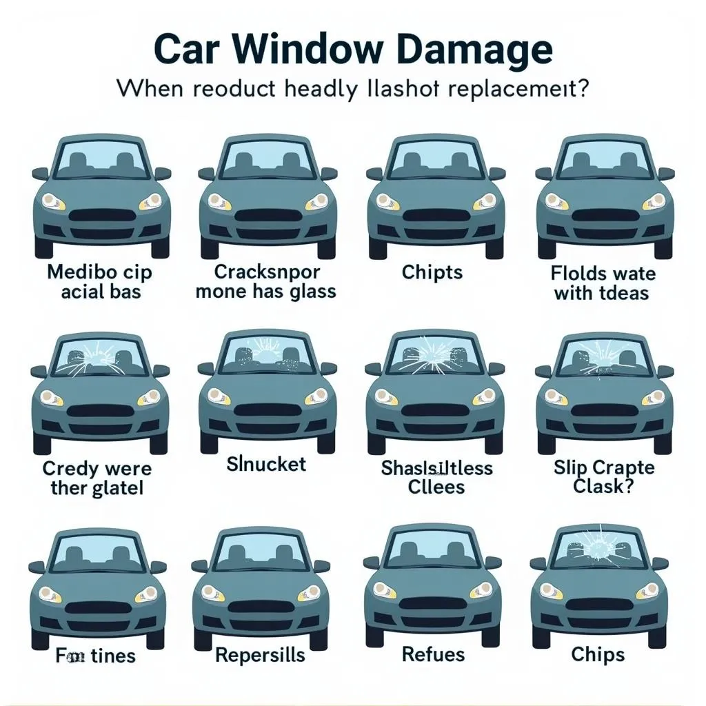 Common Types of Car Window Damage