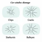 Types of Car Window Damage