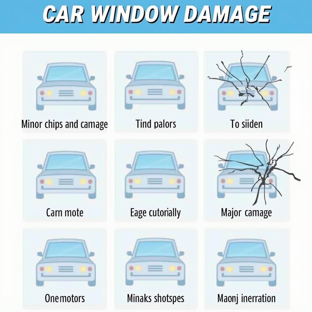 Car Window Damage Types