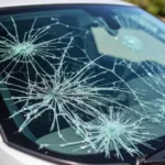 Different types of car window damage