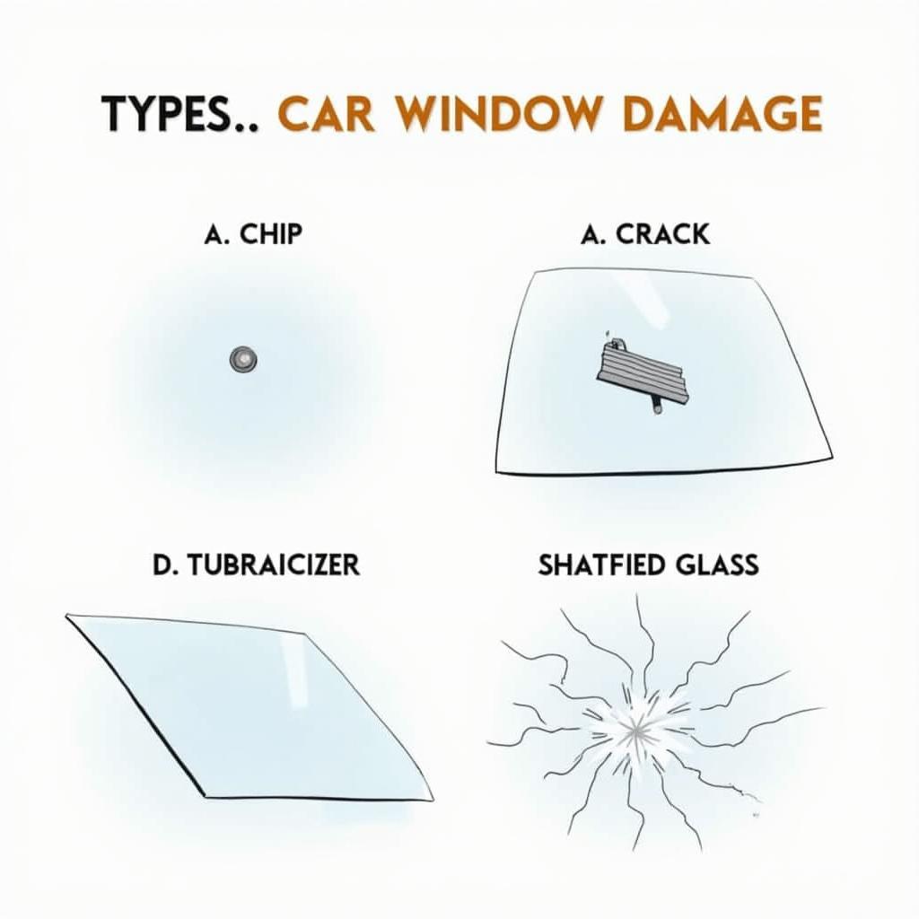 Types of Car Window Damage