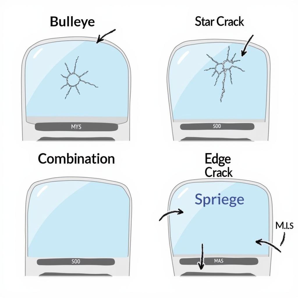 Types of Car Window Damage