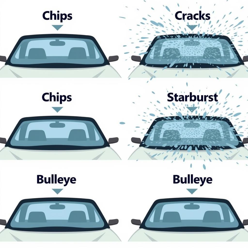 Types of Car Window Damage