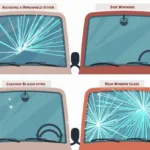 Different Types of Car Window Damage in Acworth