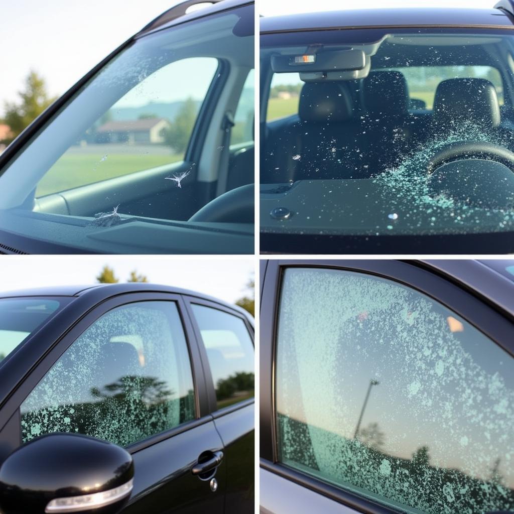 Types of Car Window Damage in Anoka County