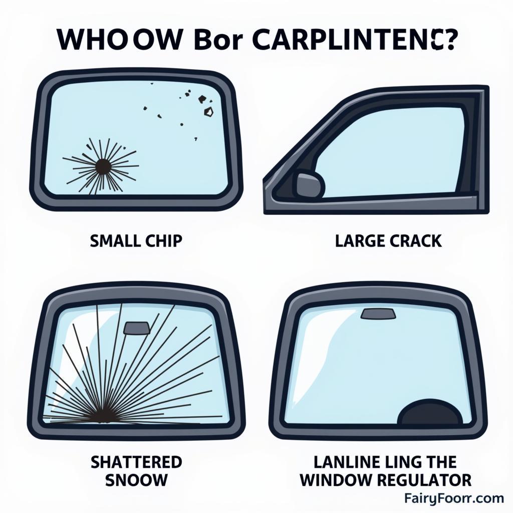 Types of Car Window Damage in Antioch, TN