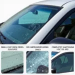 Different types of car window damage in Chula Vista