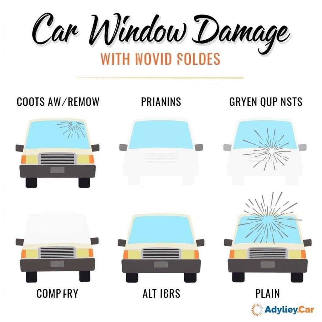 Types of Car Window Damage in Fresno