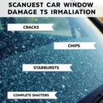 Different Types of Car Window Damage in Issaquah