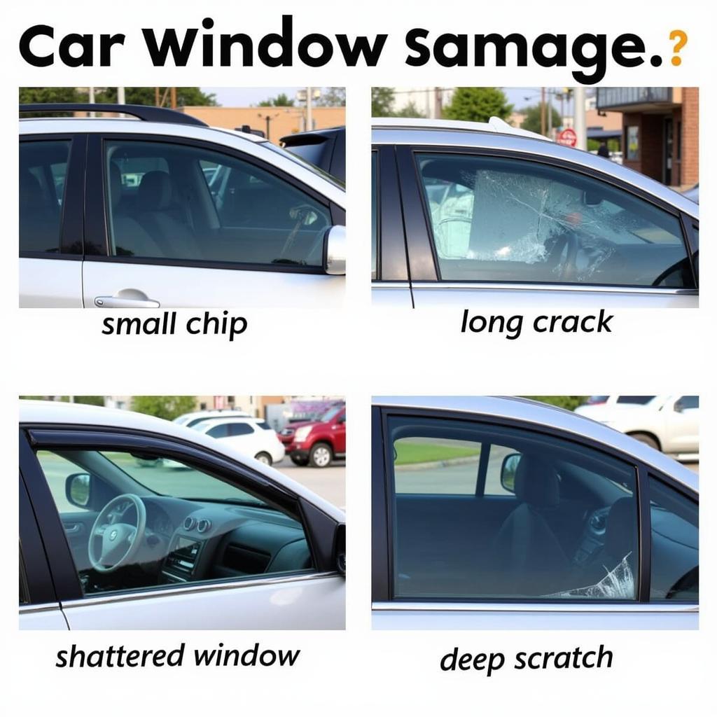 Types of Car Window Damage in Jackson MS