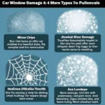 Types of Car Window Damage in Pullenvale