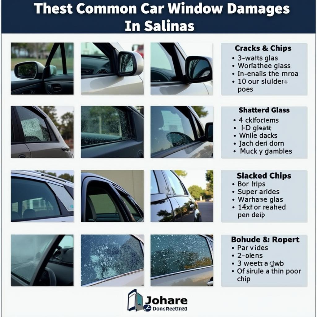 Car Window Damage Types in Salinas