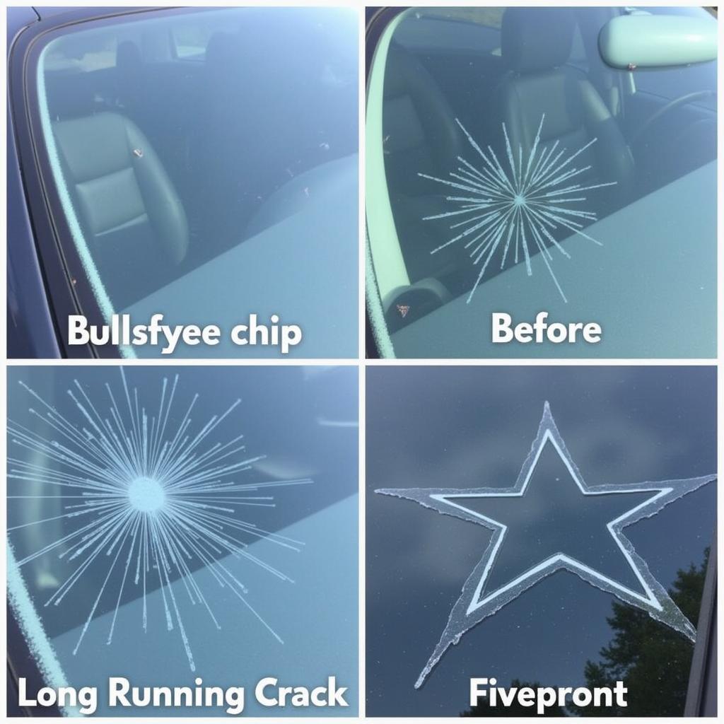 Different Types of Car Window Damage in Troy MI