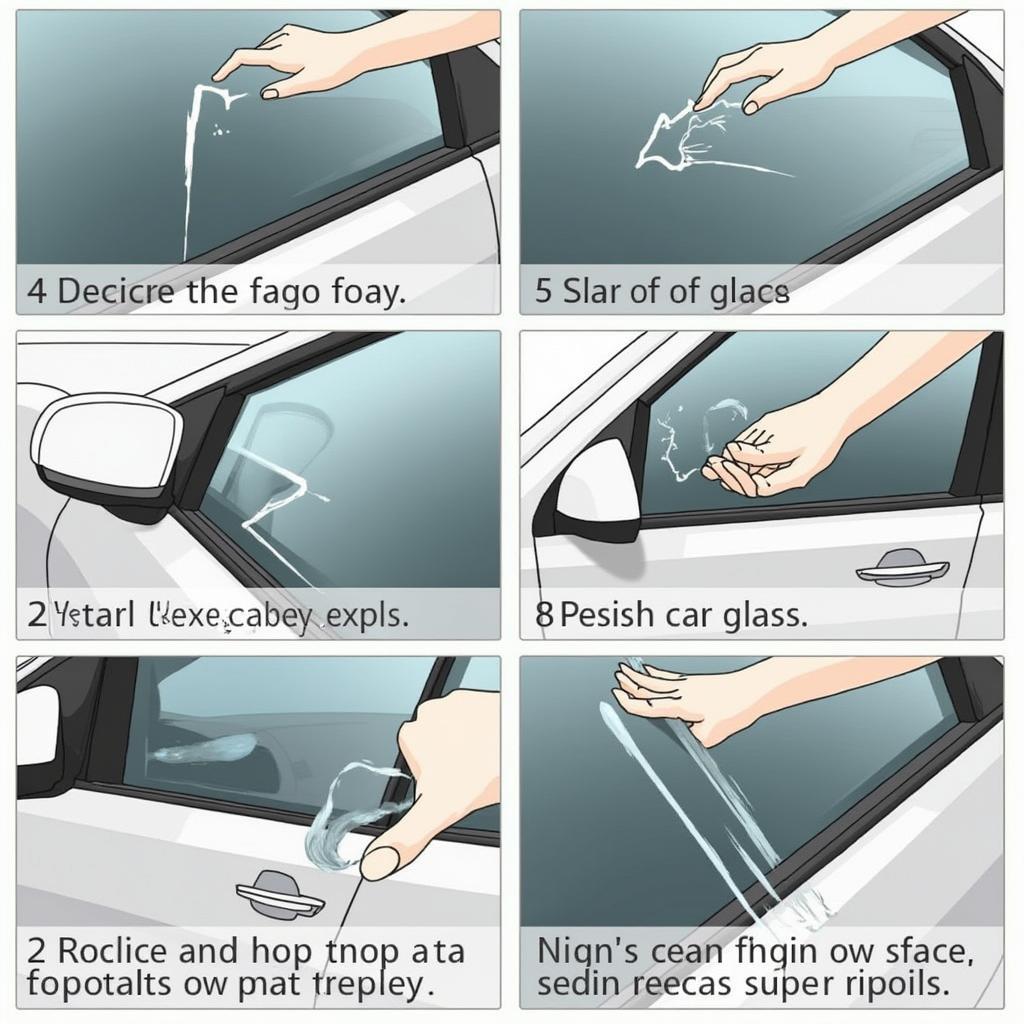 Car Window Glass Repair Process