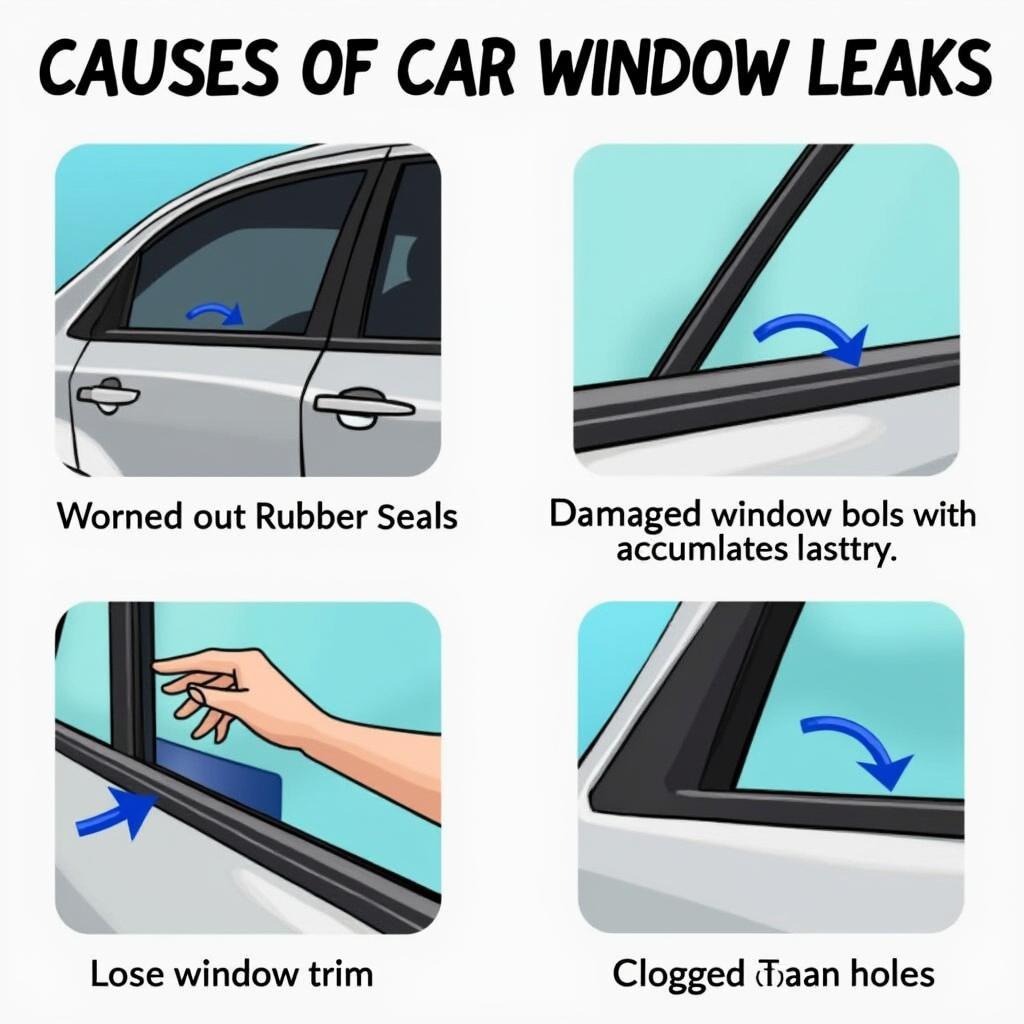 Common Car Window Leak Causes