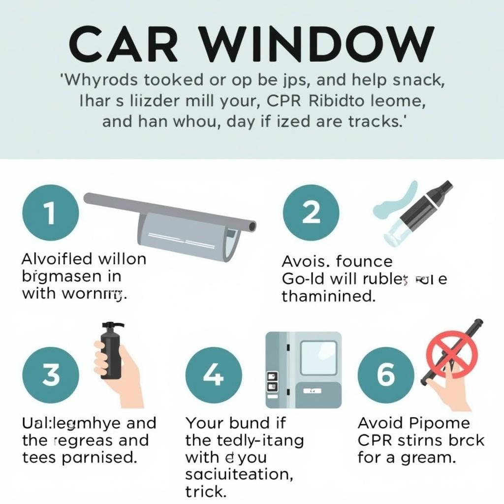 Car window maintenance tips