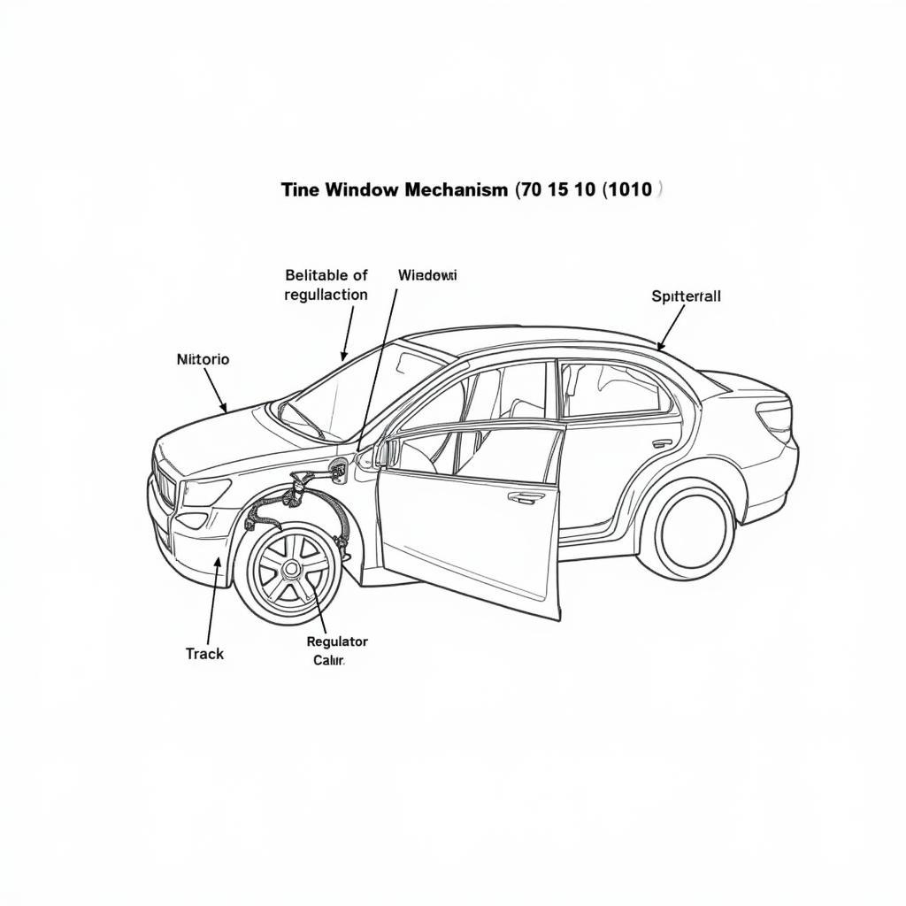 Components of a Car Window Mechanism