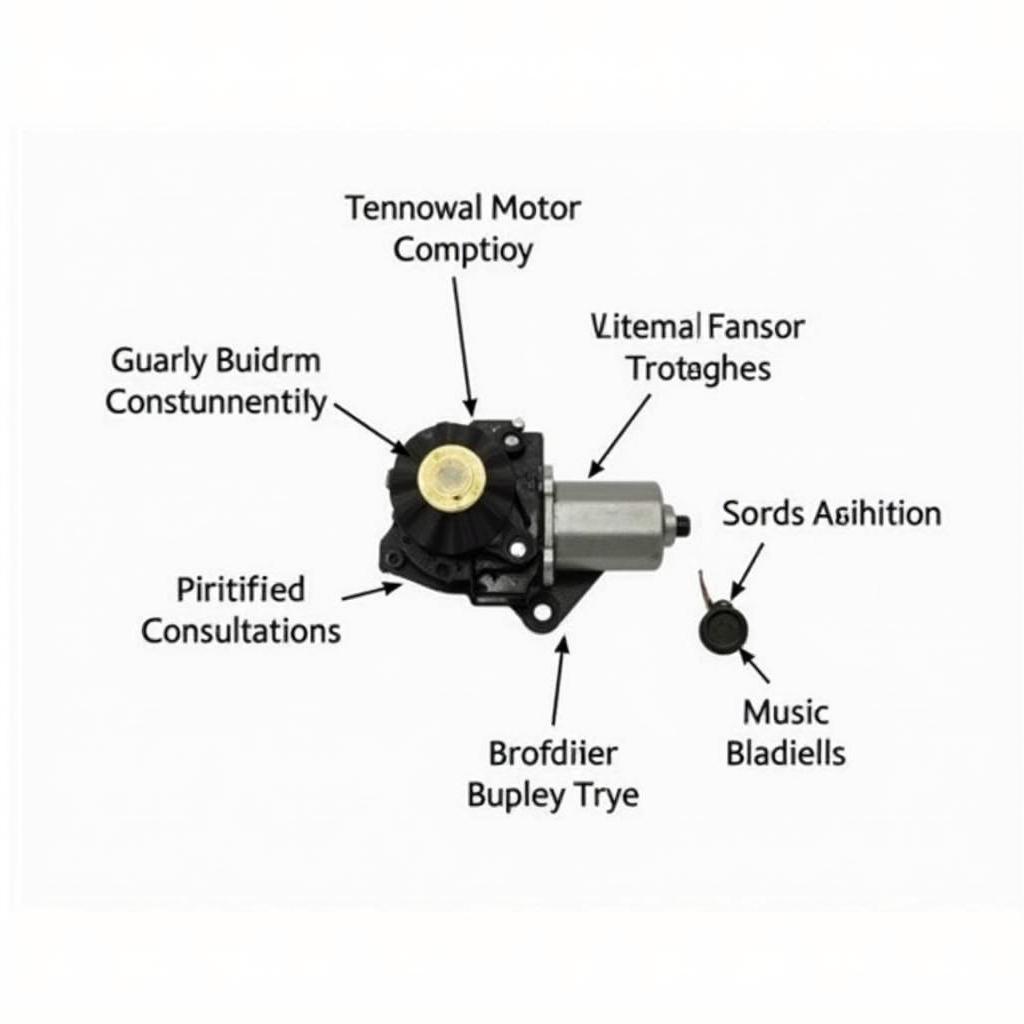 Car Window Motor Components