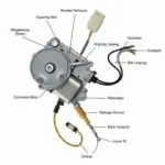 Car Window Motor Components