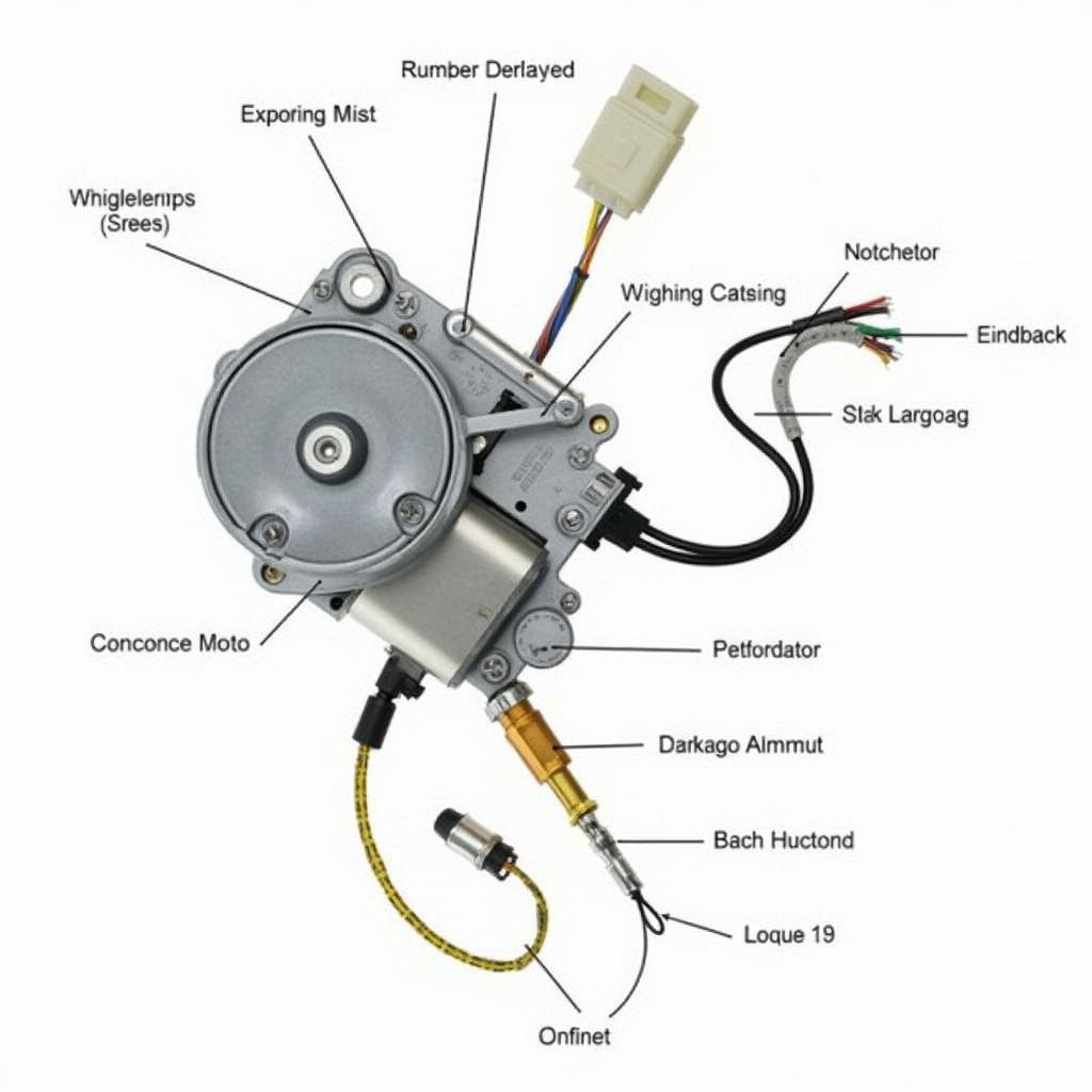 Car Window Motor Components