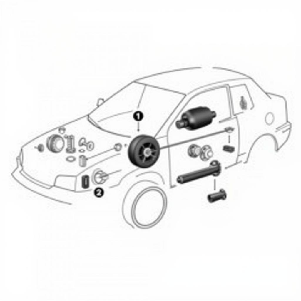 Components of a Car Window Motor