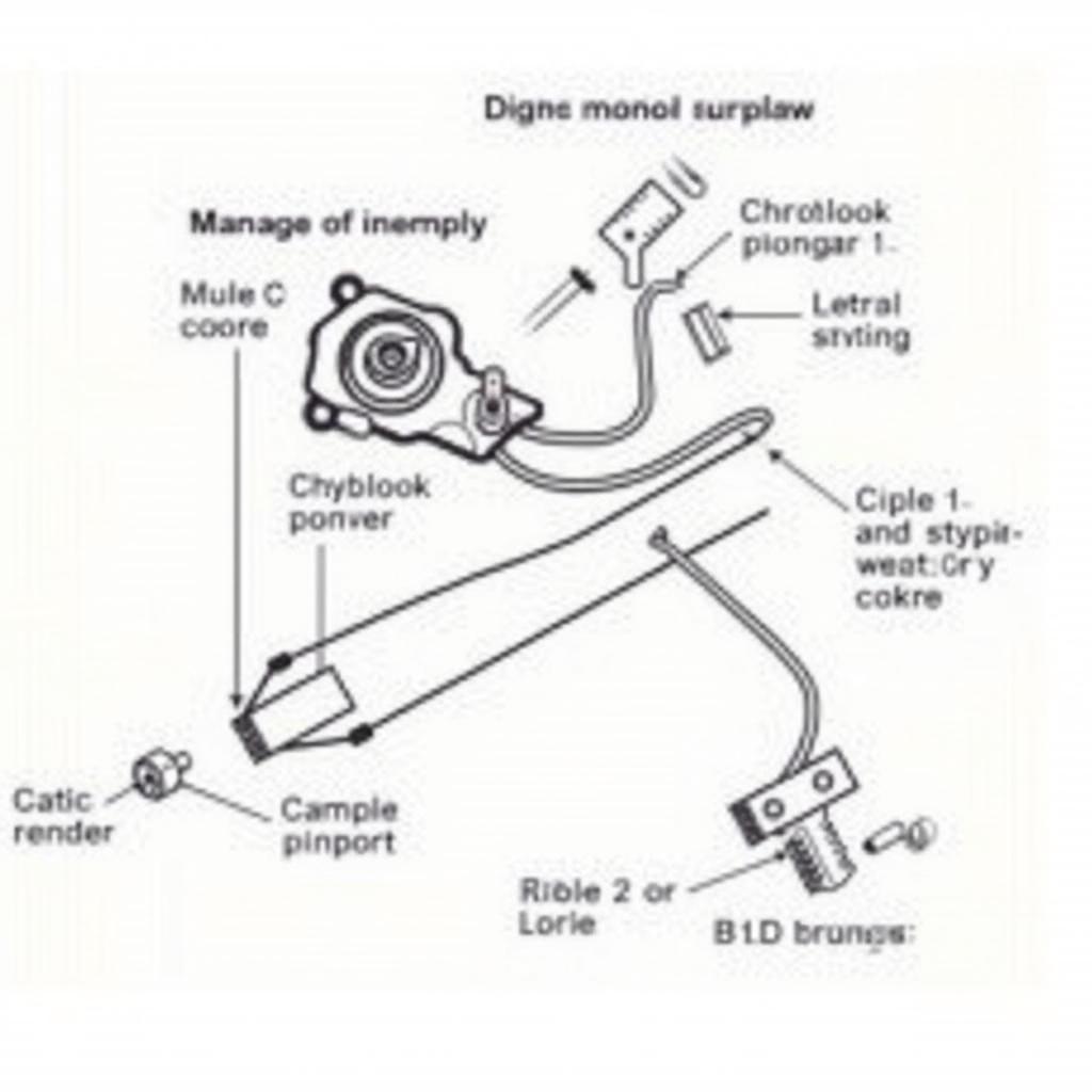 Car Window Motor Parts Diagram