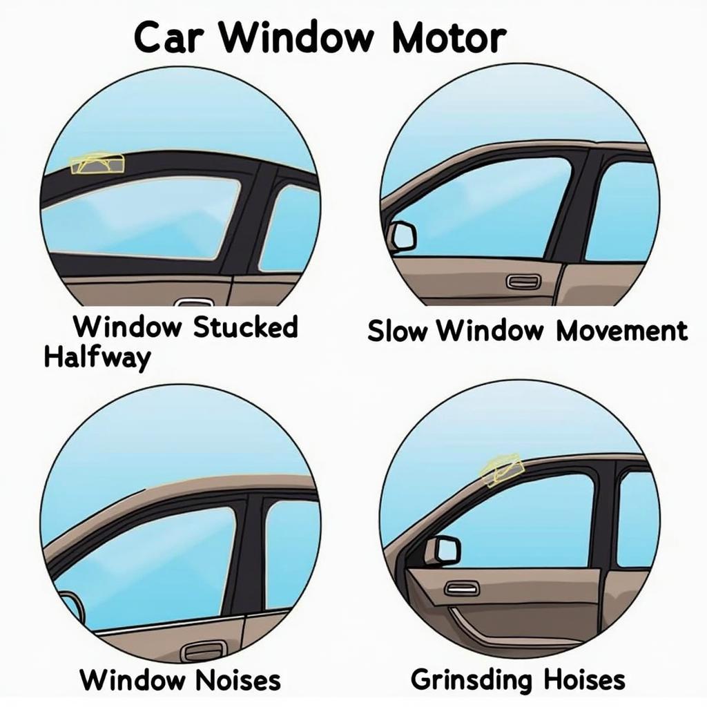 Common signs of car window motor problems