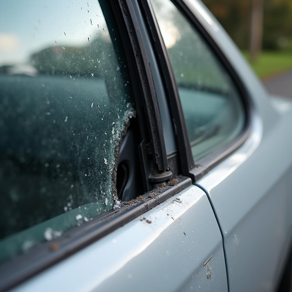 Car Window Off Track