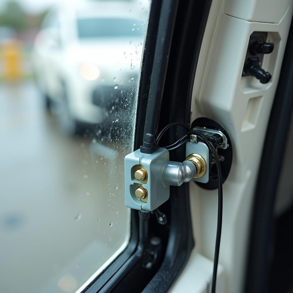 Car Window Off Track Mechanism