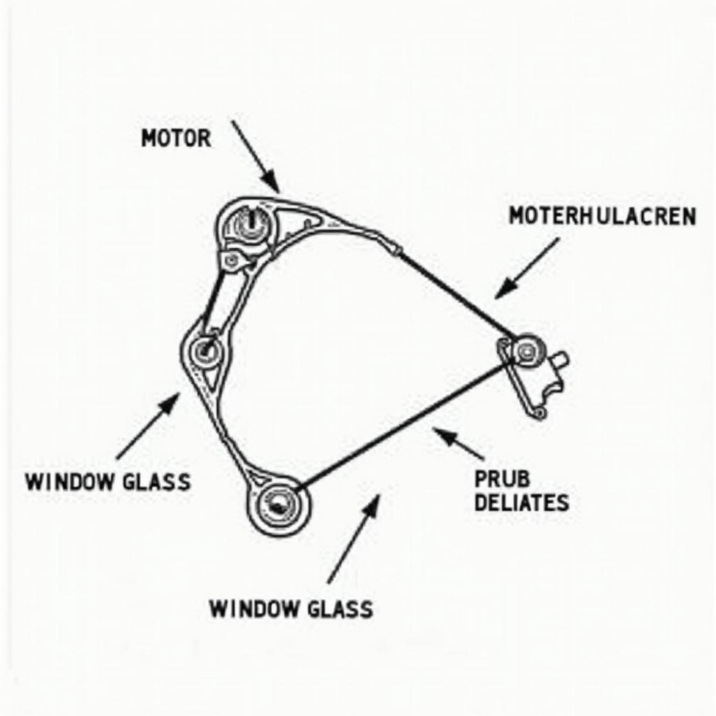 Car Window Regulator Components