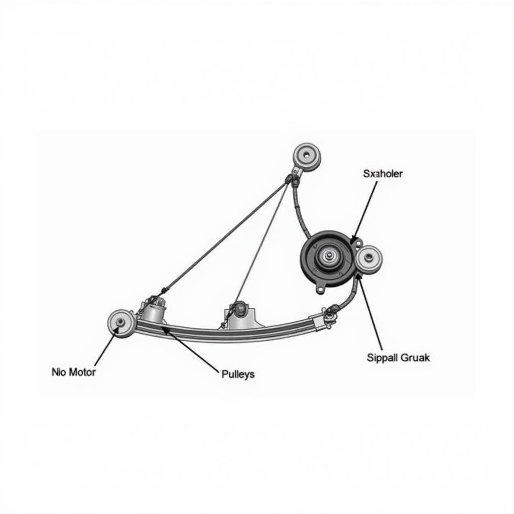 Car Window Regulator Components