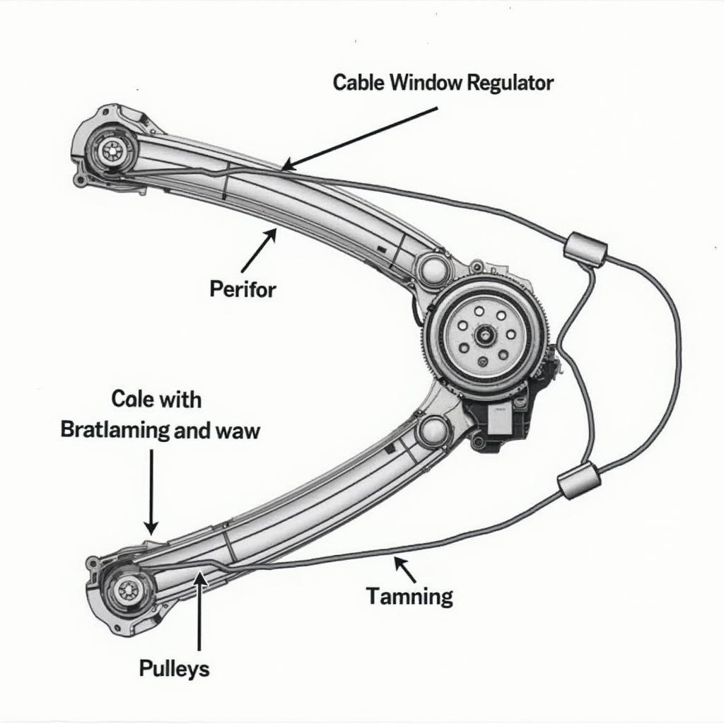 Car Window Regulator Mechanism