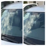 Before and After Car Window Repair