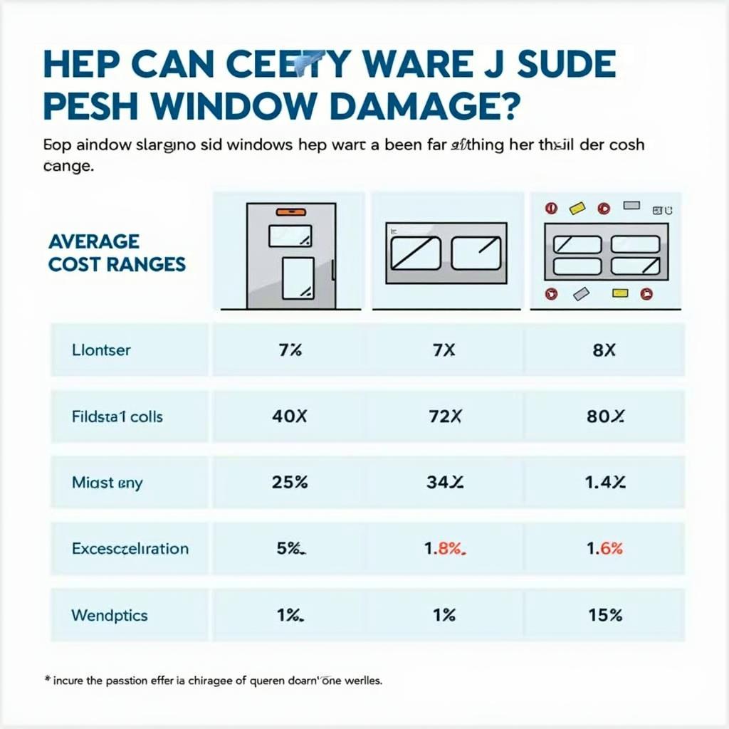 Car Window Repair Cost Comparison Chart