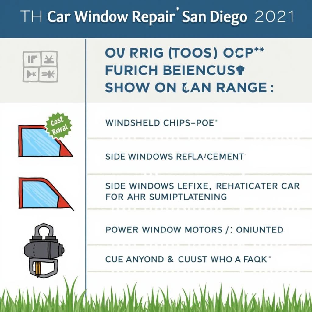 Car Window Repair Cost San Diego