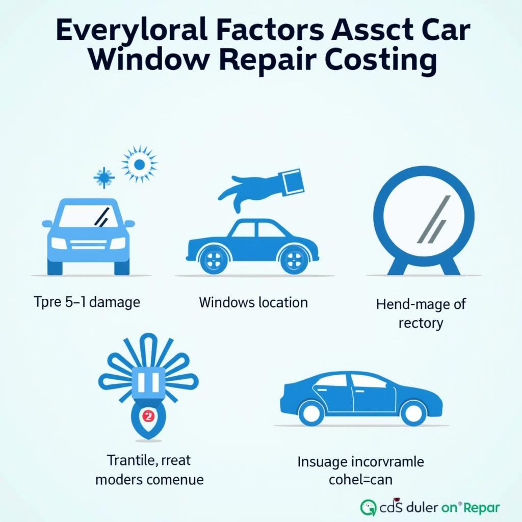 Factors influencing the cost of car window repair