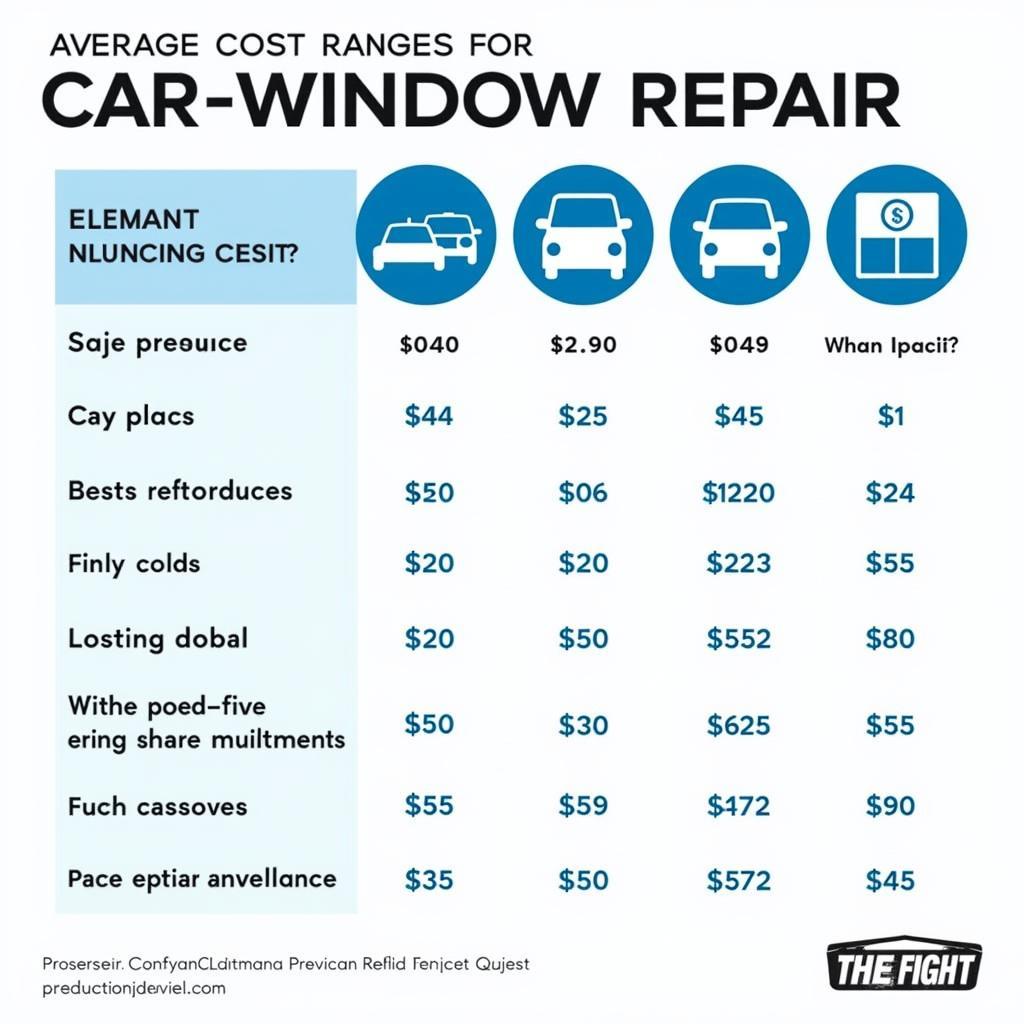 Car Window Repair Costs in Dublin