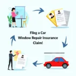 Filing a Car Window Repair Insurance Claim