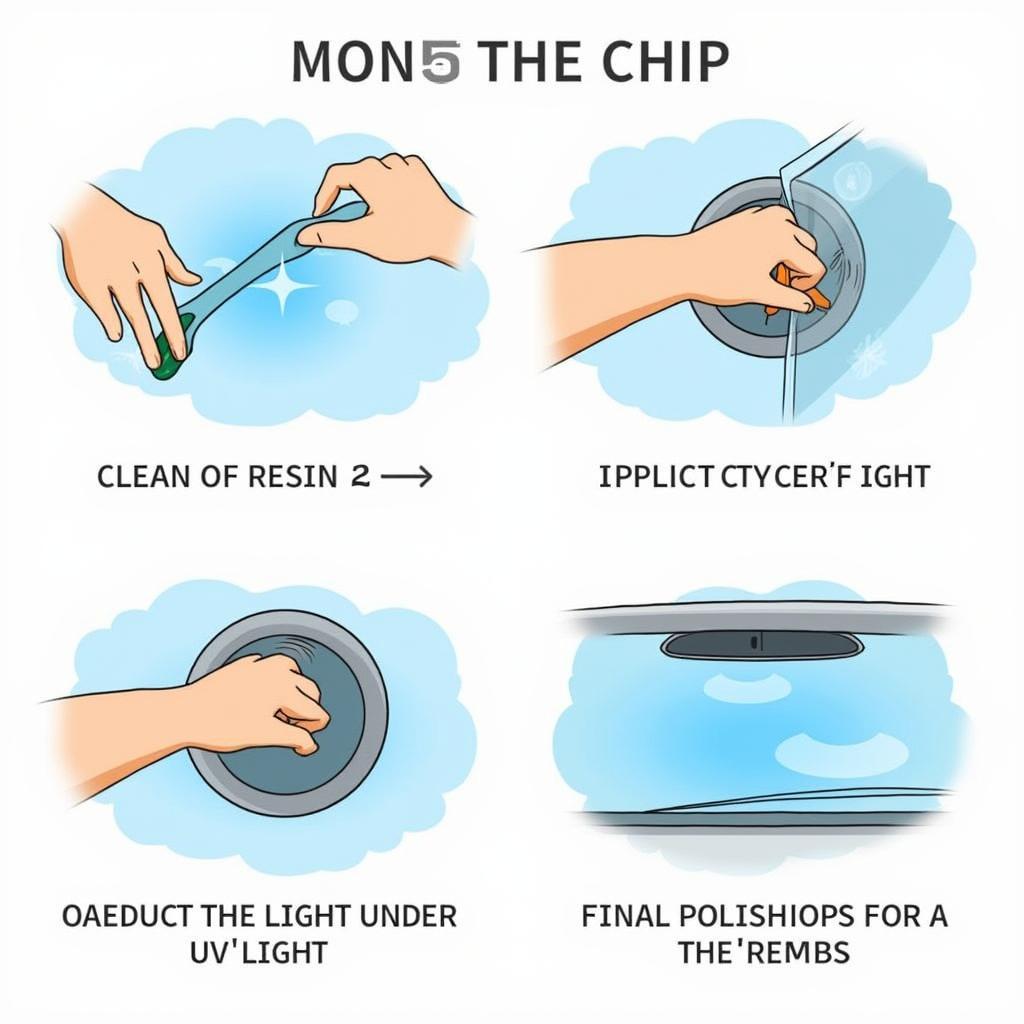 Car Window Chip Repair Process