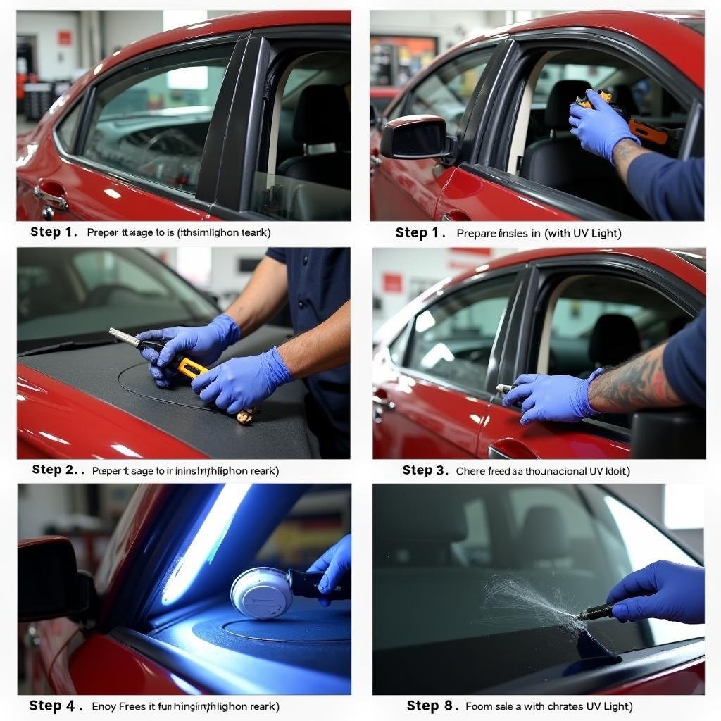 Professional Car Window Repair Process